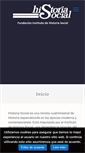Mobile Screenshot of historiasocial.es